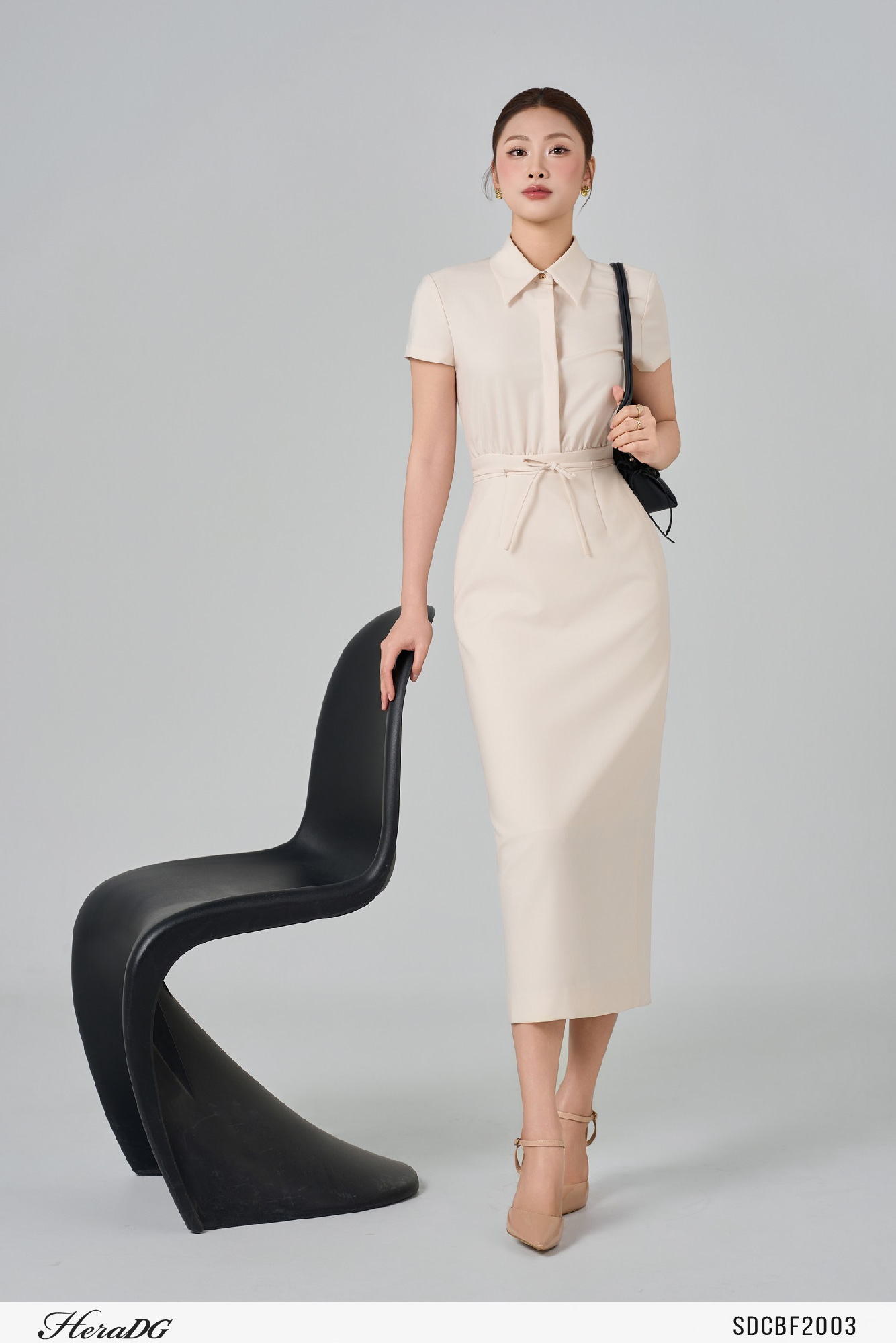 Ảnh của Đầm giả set vai xếp chờm